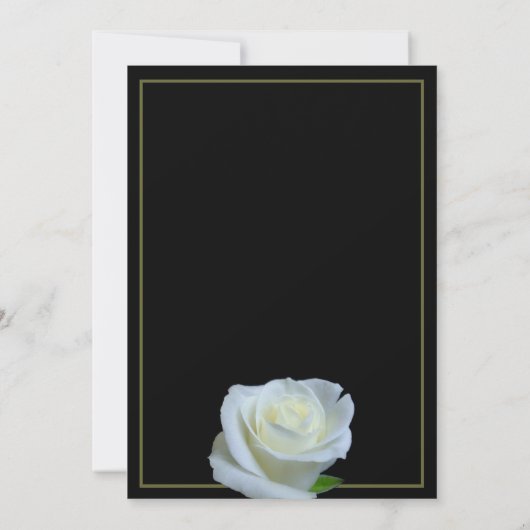 Gedenkfeier / Bekanntgabe Einladung (Rückseite)