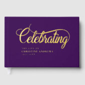 Gedenkfeier "Das Leben des"Gold" Gästebuch (Vorderseite)