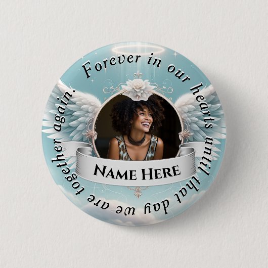 Gedenkfeier des Lebens Button (Vorderseite)