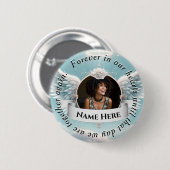 Gedenkfeier des Lebens Button (Vorne & Hinten)