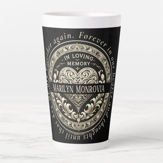 Gedenkfeier des Lebens Milchtasse (Vorderseite)