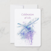 Gedenkfeier des Libellenfliegens Einladung (Vorderseite)