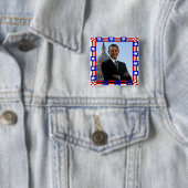 Gedenkfeier des PRÄSIDENTEN OBAMA Button (Beispiel)