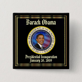 Gedenkfeier des PRÄSIDENTEN OBAMA Button