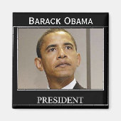 Gedenkfeier des PRÄSIDENTEN OBAMA Magnet (Vorne)
