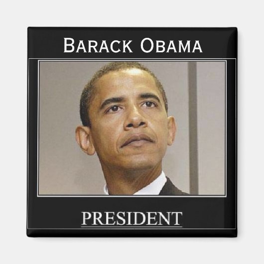 Gedenkfeier des PRÄSIDENTEN OBAMA Magnet (Vorne)