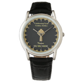 Gedenkfeier des Priester Jubiläums Gewohnte Beobac Armbanduhr