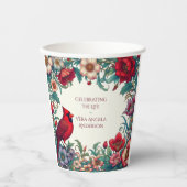 Gedenkfeier des Roten Kardinals zur Beerdigung des Pappbecher (Vorderseite)