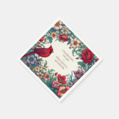 Gedenkfeier des Roten Kardinals zur Beerdigung des Serviette (Ecke)