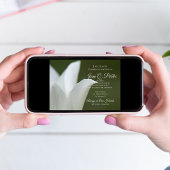 Gedenkfeier des weißen Frühlings Einladung