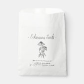 Gedenkfeier Echinacea Samenbeerdigung Geschenktütchen (Vorderseite)