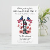 Gedenkfeier Einladung (Stehend Vorderseite)