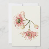 Gedenkfeier | Eukalyptus Einladung (Rückseite)