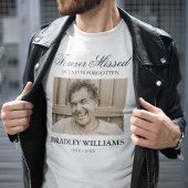 Gedenkfeier Foto Erinnerung T-Shirt