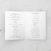 Gedenkfeier-Foto Trauerprogramm Karte (Innenseite)