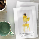 Gedenkfeier für Begleiter | Elegantes modernes Fot Dankeskarte