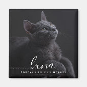 Gedenkfeier für Beileid-Foto Magnet (Vorne)