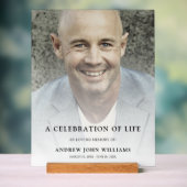 Gedenkfeier für das benutzerdefinierte Foto Acrylschild (Neutral)