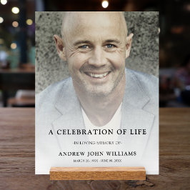 Gedenkfeier für das benutzerdefinierte Foto Acrylschild