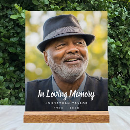 Gedenkfeier für das benutzerdefinierte Foto Acrylschild