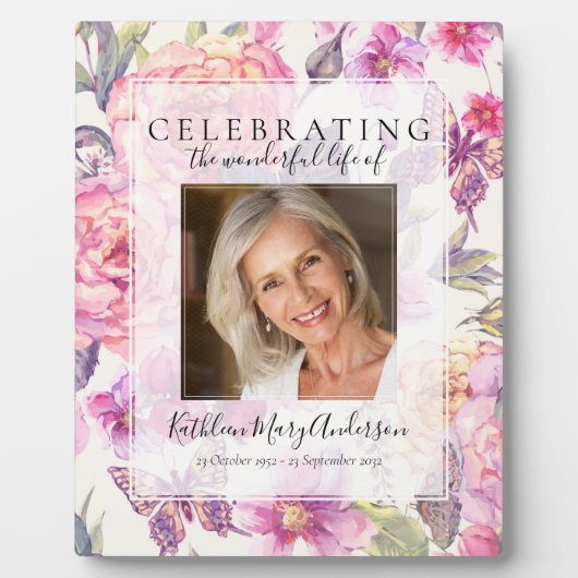 Gedenkfeier für das Foto Fotoplatte (Vorderseite)