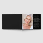 Gedenkfeier für das Schwarze Foto Gästebuch (Voll)