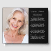 Gedenkfeier für das Schwarze Foto Gästebuch (Vorderseite)