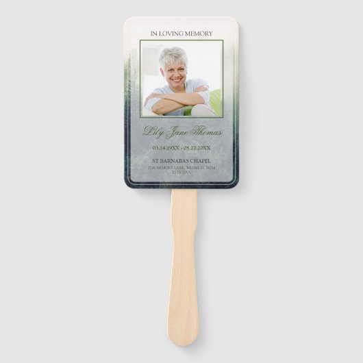 Gedenkfeier für das Waldbeerungsprogramm Fächer (Vorderseite)