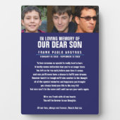 Gedenkfeier für die Beerdigung der sündigen blauen Fotoplatte (Vorderseite)