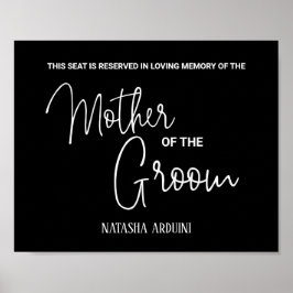 Gedenkfeier für die Schwarze Mutter Poster