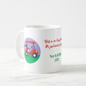 Gedenkfeier für Golf Quote Tasse (Vorderseite Links)