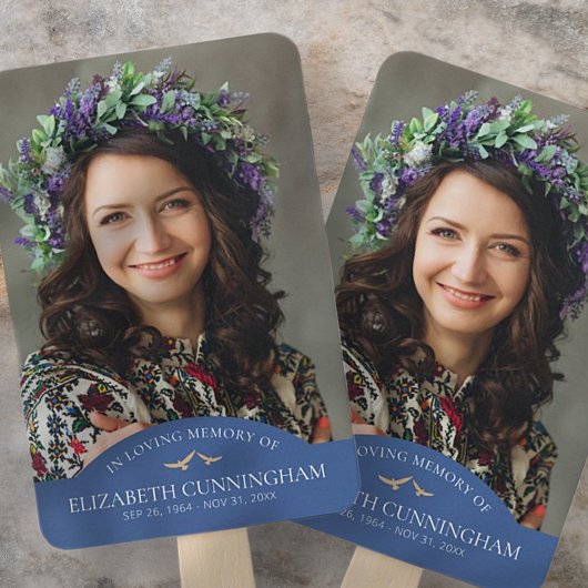 Gedenkfeier für klassische Vogelarten Foto Erinner Fächer