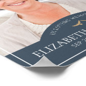 Gedenkfeier für klassische Vogelarten Foto Erinner Poster (Ecke)