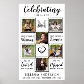 Gedenkfeier für Personalisierte Fotosammlungen Poster (Vorne)