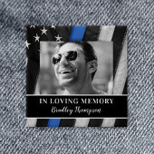 Gedenkfeier für Polizeibeamte Button