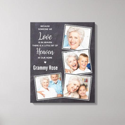 Gedenkfeier für rustikale Erinnerung Leinwanddruck (Vorderseite)