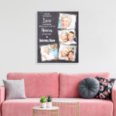 Gedenkfeier für rustikale Erinnerung Leinwanddruck (Insitu (Wohnzimmer))