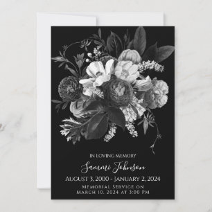 Gedenkfeier für Schwarze Flora Einladung
