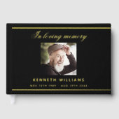 Gedenkfeier für Schwarzgold-Foto Gästebuch (Vorderseite)