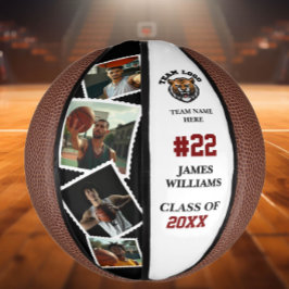 Gedenkfeier für Senior Night - Foto und Name Mini Basketball