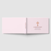 Gedenkfeier griechisch-orthodoxe Rosa Gold Gästebuch (Voll)