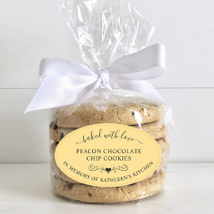 Gedenkfeier in Erinnerung an mit Liebe gebackene G Ovaler Aufkleber