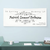 Gedenkfeier | In Love Memory Ba Banner (Messe)