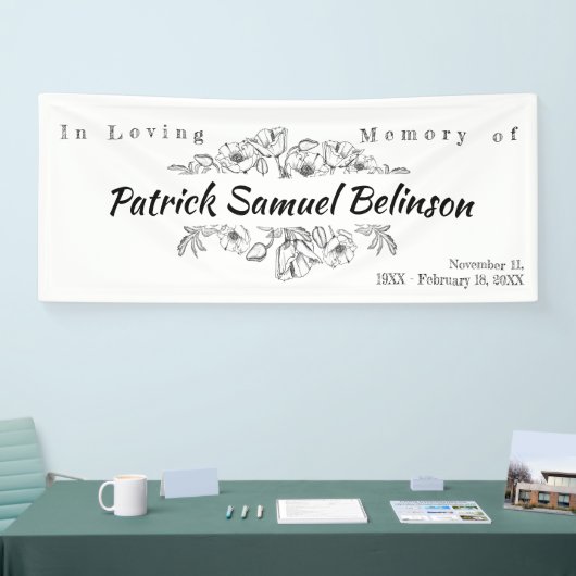 Gedenkfeier | In Love Memory Ba Banner (Messe)