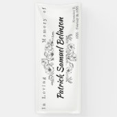 Gedenkfeier | In Love Memory Ba Banner (Vertikal)
