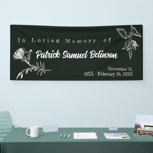 Gedenkfeier | In Love Memory Ba Banner (Messe)