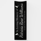Gedenkfeier | In Love Memory Banner (Vertikal)