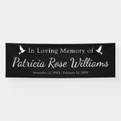 Gedenkfeier | In Love Memory Banner (Horizontal)