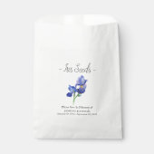 Gedenkfeier Iris Seed Beerdigung Geschenktütchen (Vorderseite)