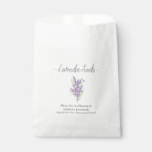 Gedenkfeier Lavender Seed Beerdigung Geschenktütchen (Vorderseite)